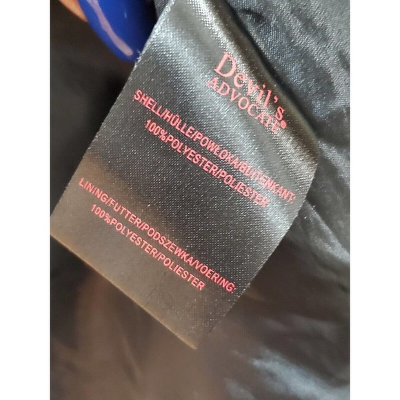 Devil's Advocate Men Polyester Collared Long Sleeve Buttons Down Casual Shirt L - Picture 8 of 10